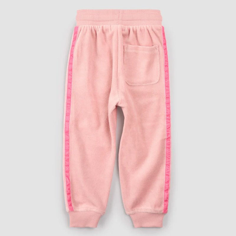 Miles The Label Retro Stripe Velour Jogger