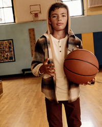 Appaman Glen Flannel Hoodie