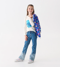 Hatley Hearts Flared Leg Denim Pant