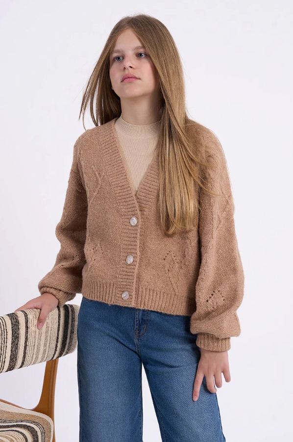 Molly Bracken Girl Knitted Cardigan