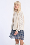 Molly Bracken Girl Puffed Sleeve Sweater