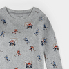 Petit Lem Hockey Players Print PJ Set