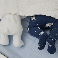 Petit Lem Winter Polar Bear Print Sleeper