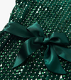 Hatley Green Sequins Velvet Dress