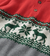 Hatley Holiday Elk Mockneck Sweater