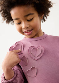 Mayoral Heart Fleece Dress 4911