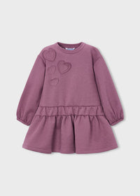 Mayoral Heart Fleece Dress 4911