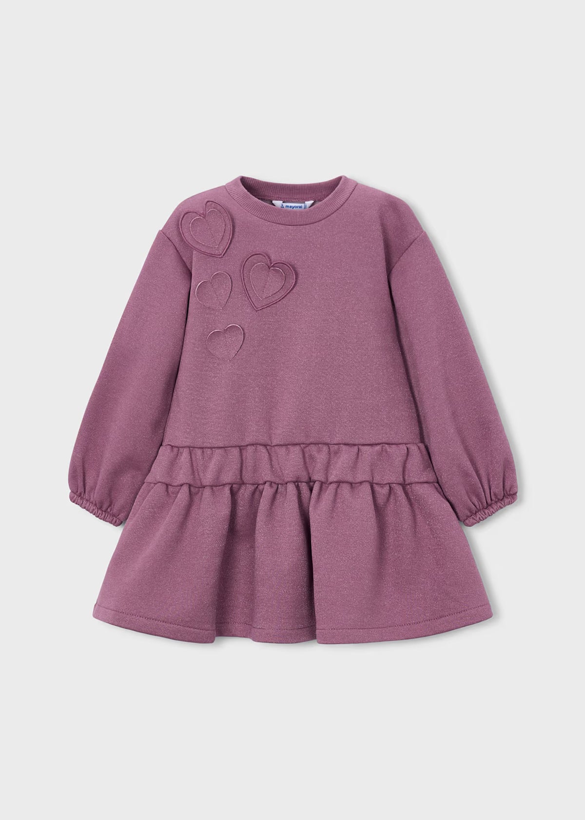 Mayoral Heart Fleece Dress 4911