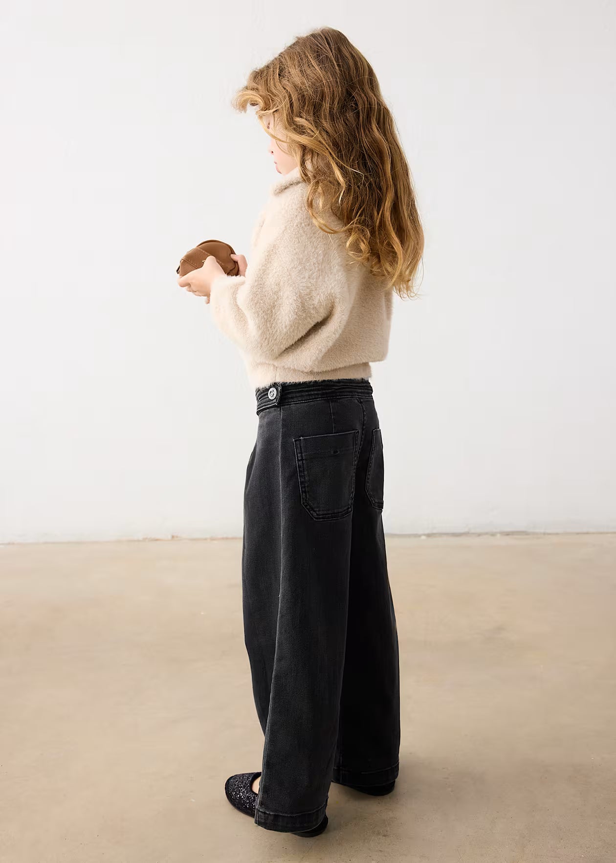 Mayoral Furry Knit Sweater 4330