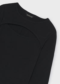 Mayoral Ribbed Shirt with Opening Detail 7059