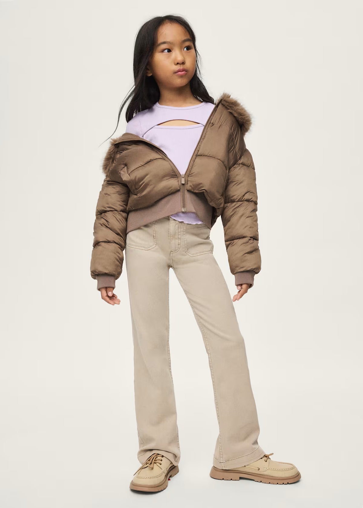 Mayoral Flare Twill Pants 7501