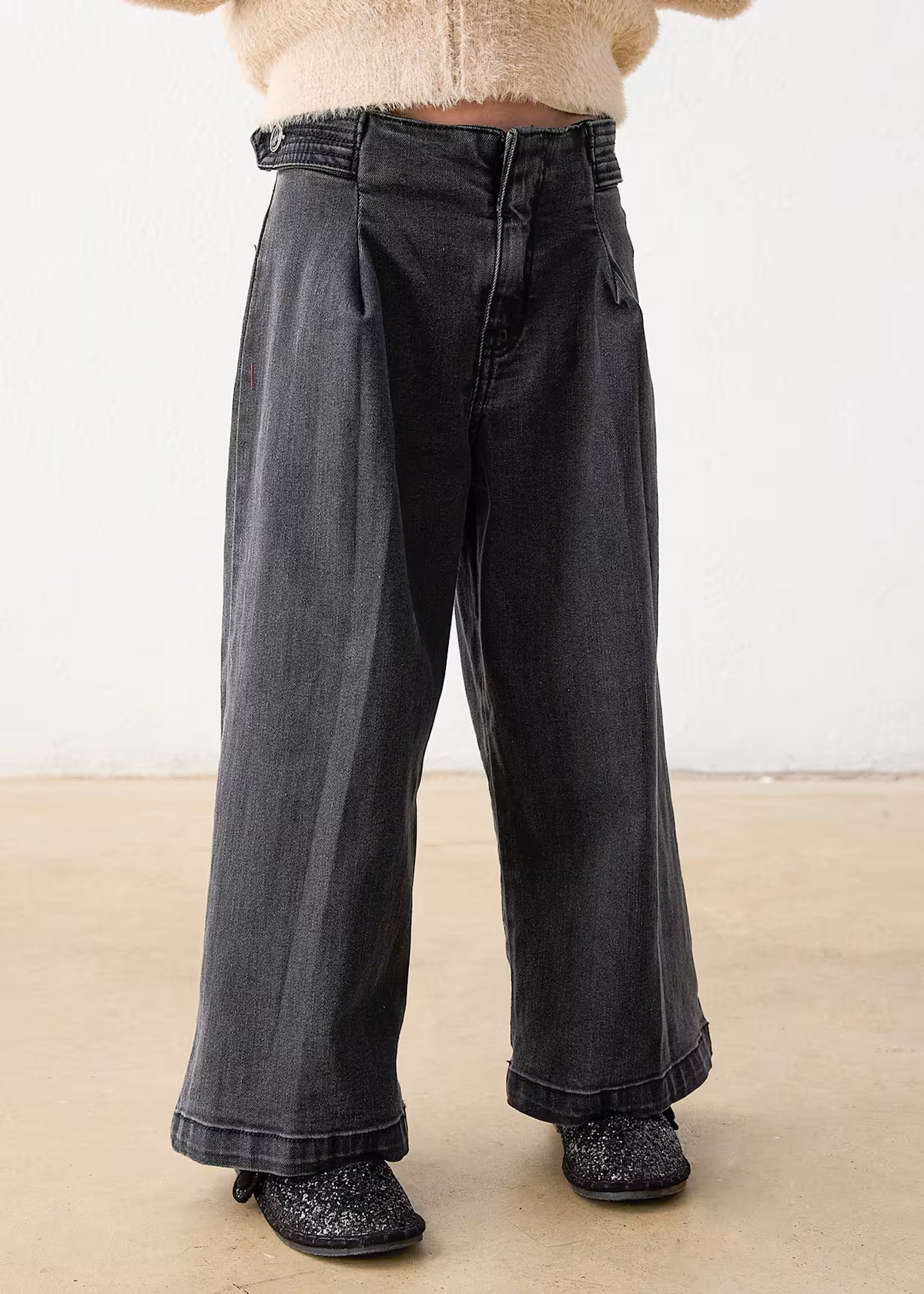 Mayoral Wide Leg Denim Pants 4523