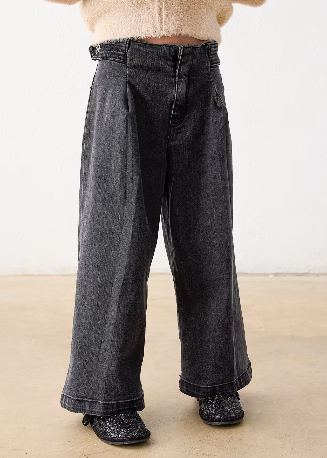 Mayoral Wide Leg Denim Pants 4523
