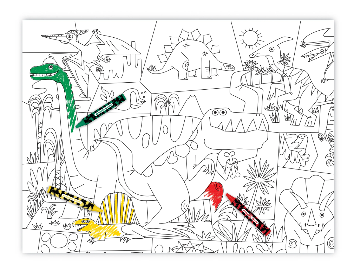 Crocodile Creek Coloring Poster