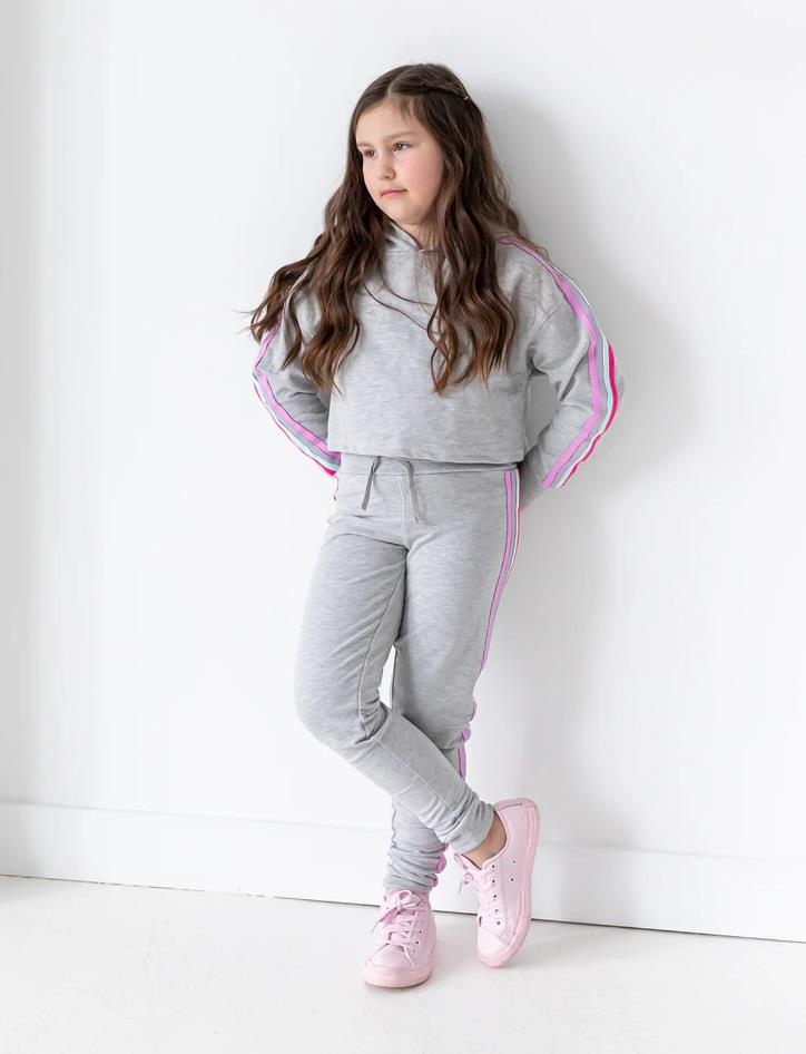 Jill Yoga Rainbow Stripe Jogger