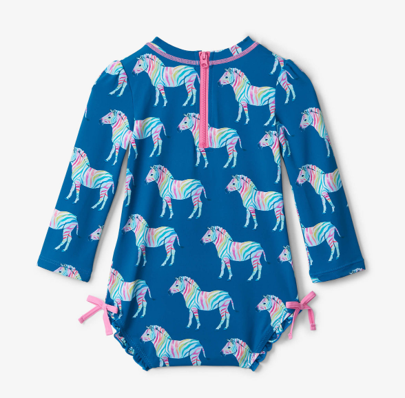 Hatley Zebra Long Sleeve Rash Guard