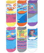 Jefferies 6pk Mermaid Crew Socks