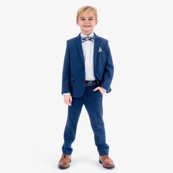 Appaman Blue Print Stretchy Mod Suit hsktkids 5 BLUE