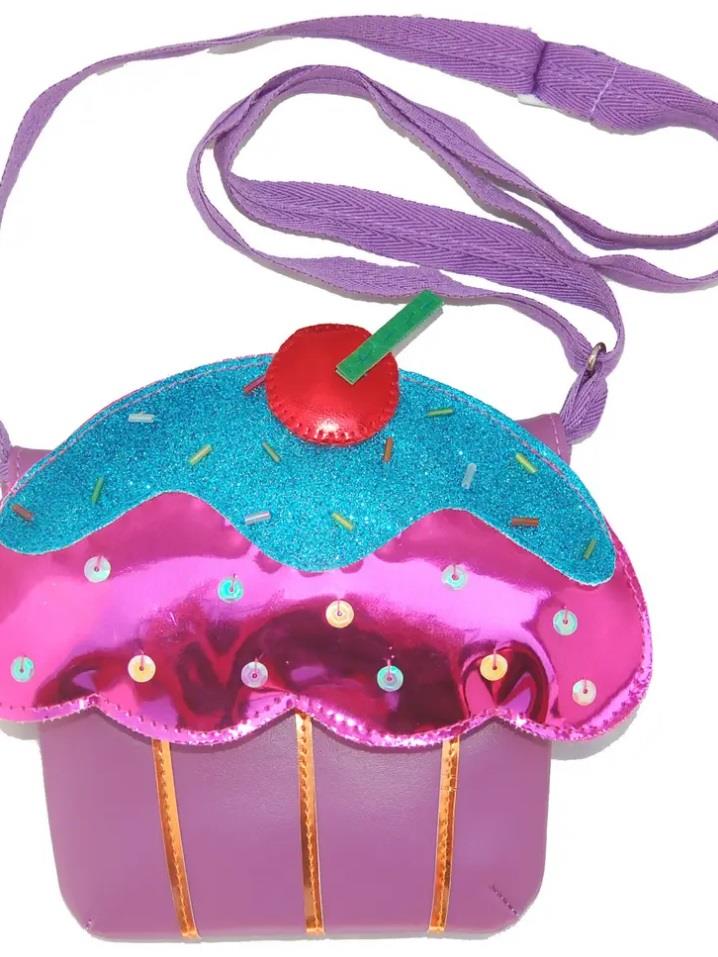 Lily & Momo Sparkle Cupcake Handbag