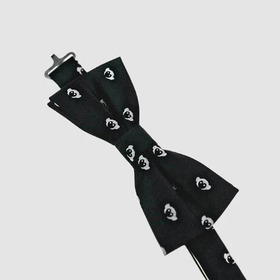 Appaman Black Logo Bow Tie