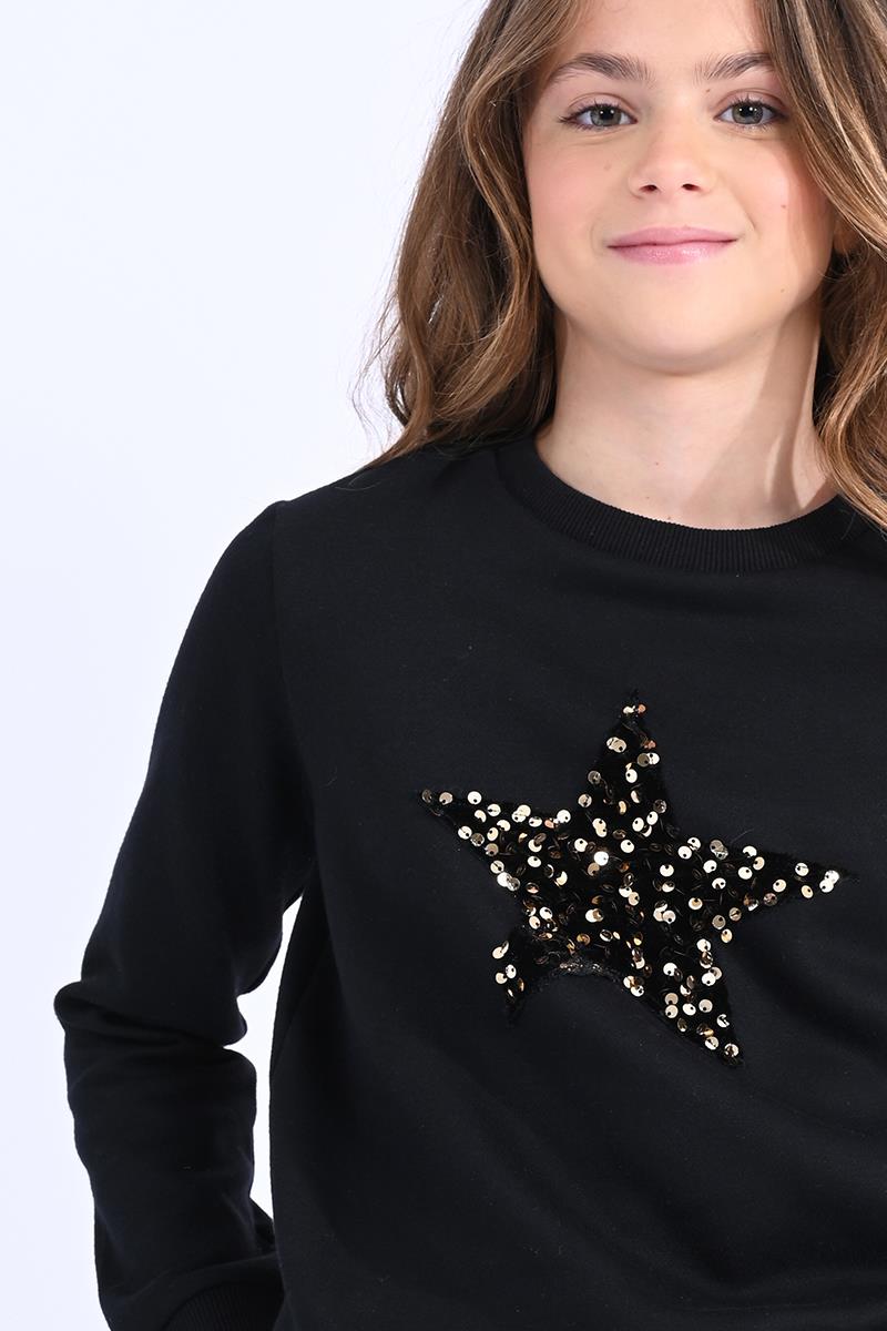 Mini Molly Sweater with Sequin Star