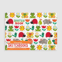 Ooly Sunshine Garden Doodle Pad Duo Sketchbooks - Set of 2