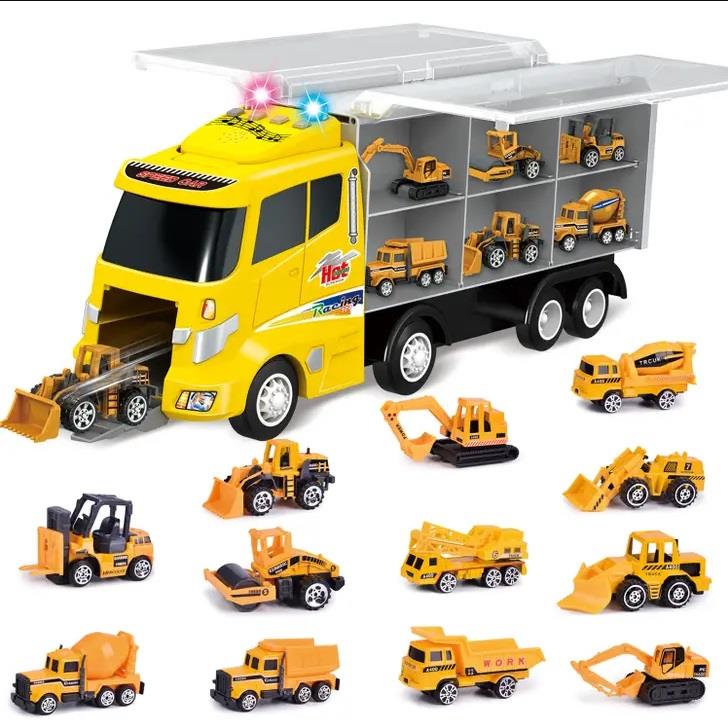 Fun Little Toys 12in1 Die-Cast Construction Toys