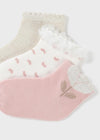 Mayoral 3pk Baby Socks 10656