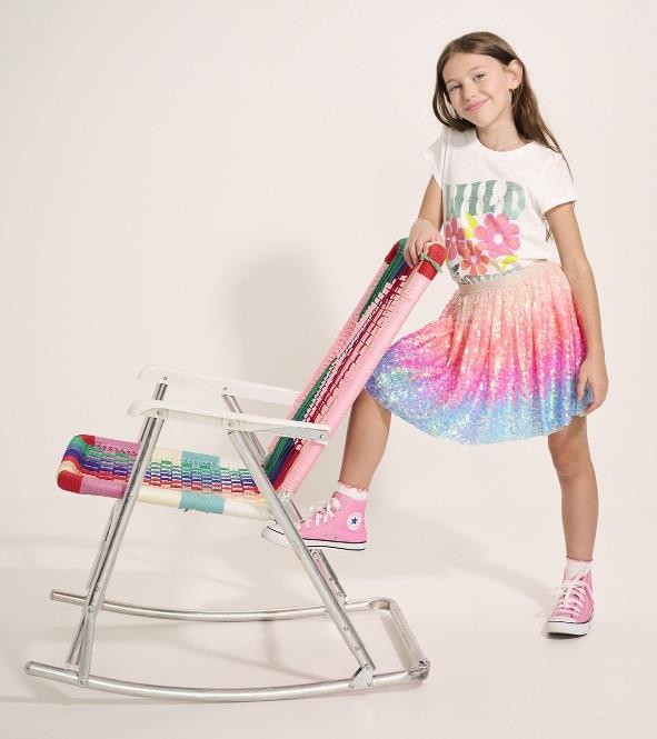 Hatley Happy Sparkly Sequin Tulle Skirt