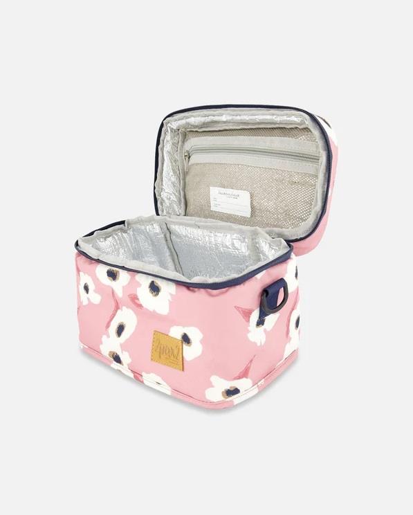 Deux Par Deux White Flowers Lunch Box