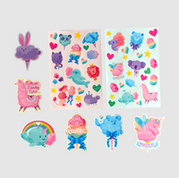 Ooly Stickiville Fluffy Cotton Candy Scented Stickers