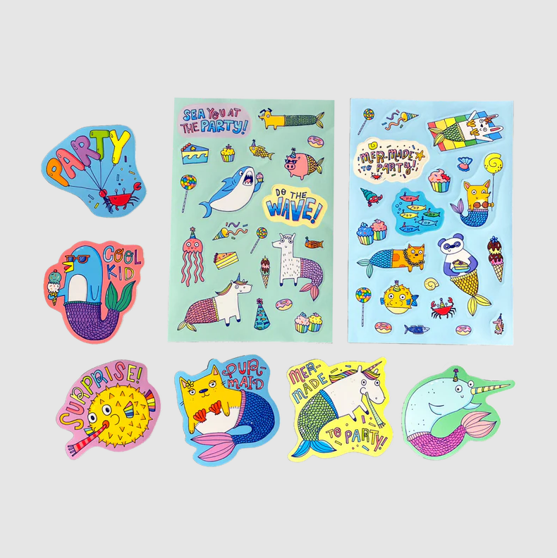 Ooly Stickiville Mer-Made to Party Scented Stickers