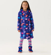 Hatley Hearts Fleece Slipper