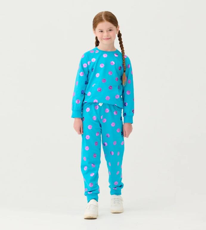 Hatley Blossom Cuffed Sweatpant