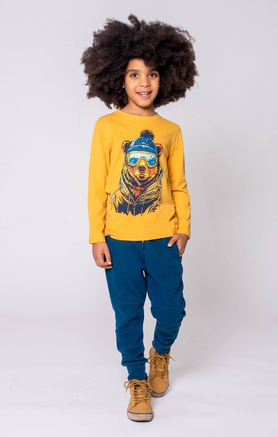 Appaman Ski Bear Long Sleeve Top