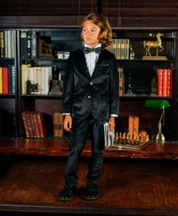 Appaman Black Velvet Mod Suit