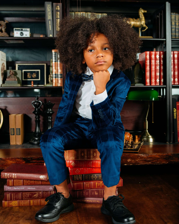 Appaman Blue Velvet Windows Mod Suit