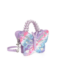 OMG Sequins Butterfly Top Handle Crossbody Bag