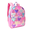 OMG Metallic Large Backpack with 'Stuff' Clear Pencil Pouch