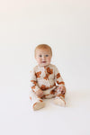 Posh Peanut Teddy Freddy Footed Onesie