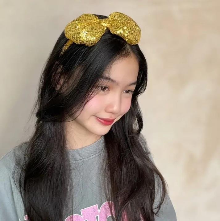 Lily & Momo Gold Glitter Headband