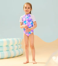 Hatley Airbrush Dolphins One-Piece Rashguard