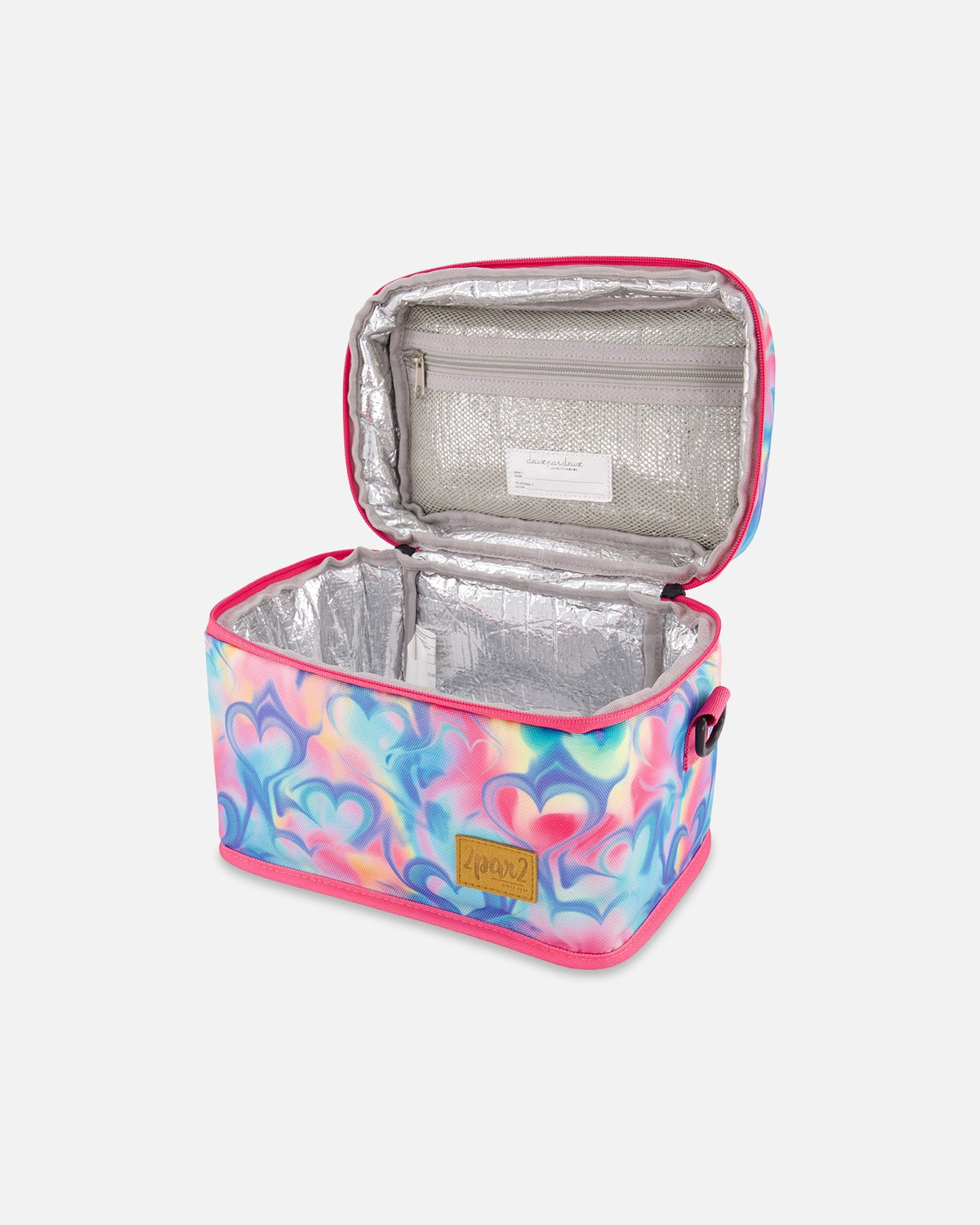Deux Par Deux Rainbow Heart Lunch Box