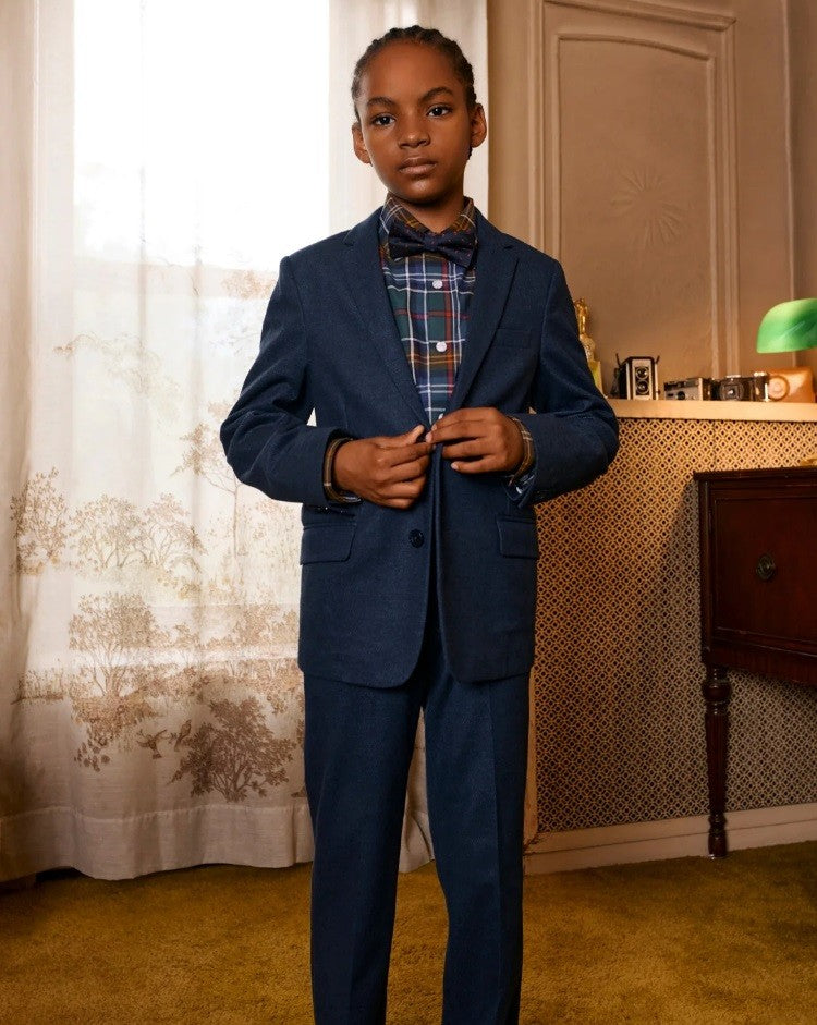 Appaman Navy Diamonds Stretchy Mod Suit