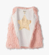 Hatley Feather Faux Fur Vest