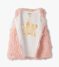 Hatley Feather Faux Fur Vest