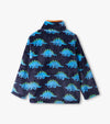 Hatley Stegosaurus Fuzzy Fleece Jacket