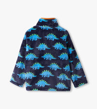 Hatley Stegosaurus Fuzzy Fleece Jacket