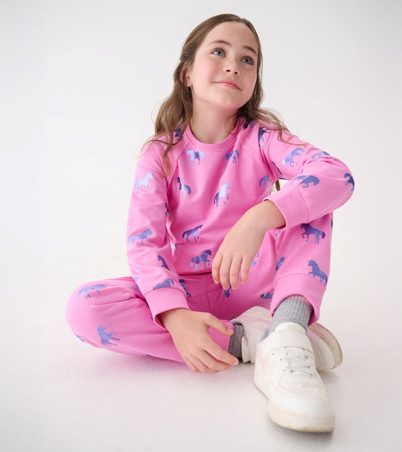 Hatley Shimmer Horses Track Pant