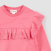Miles The Label Confetti Eyelet Long-Sleeve Top